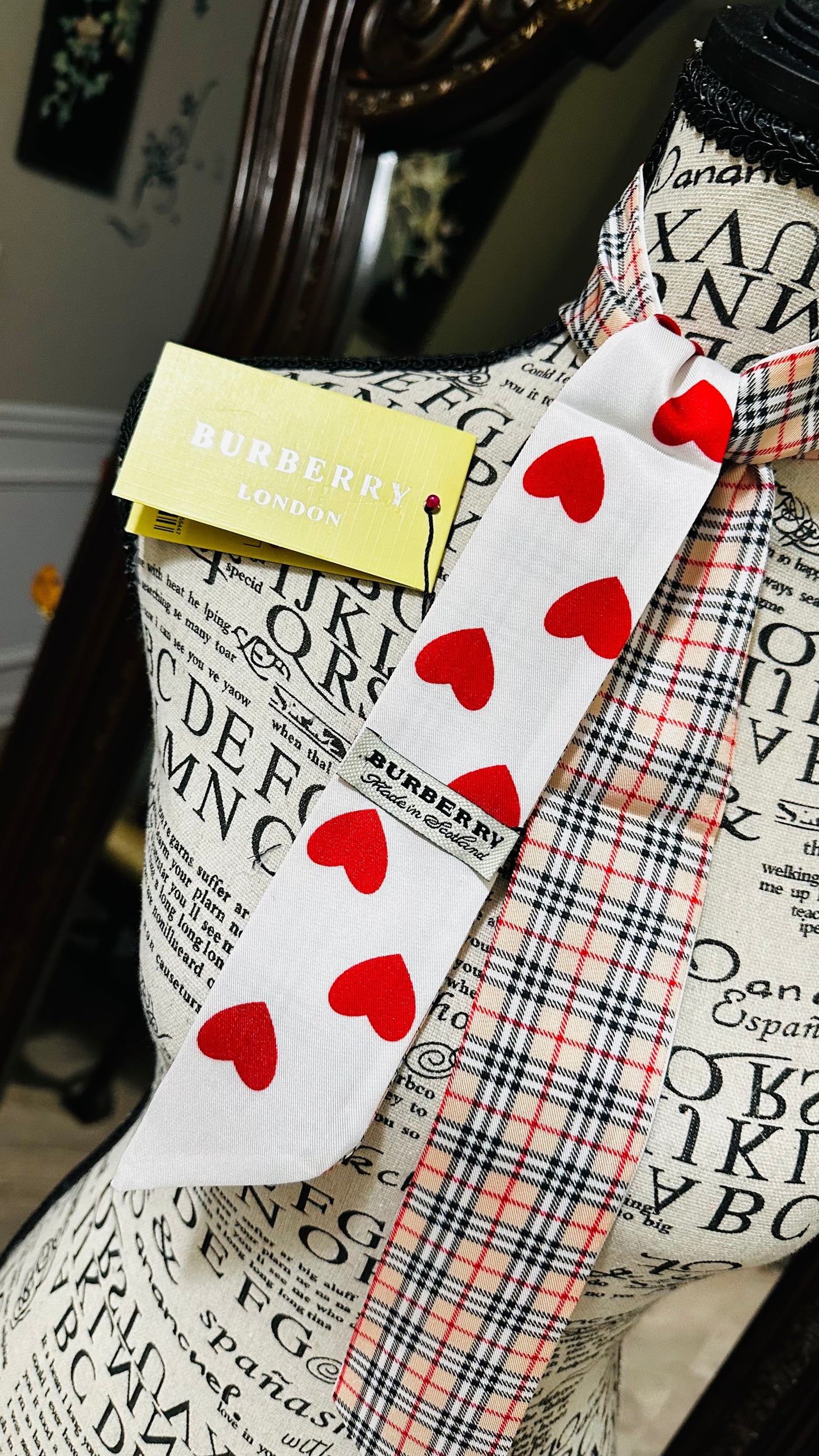 Red Hearts BB Fashion Scarf