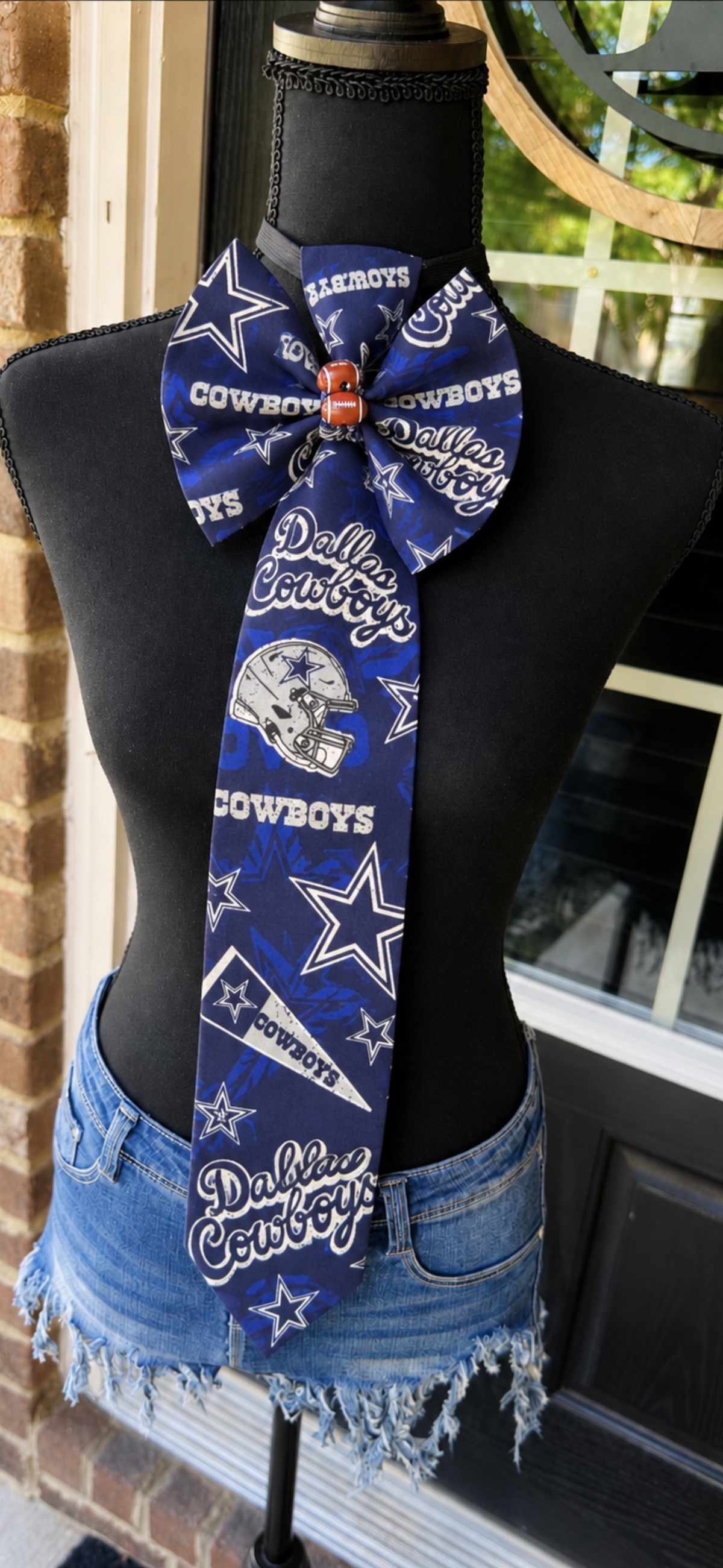 Dallas Cowboys Cotton & Denim NFL Bowtie Necktie