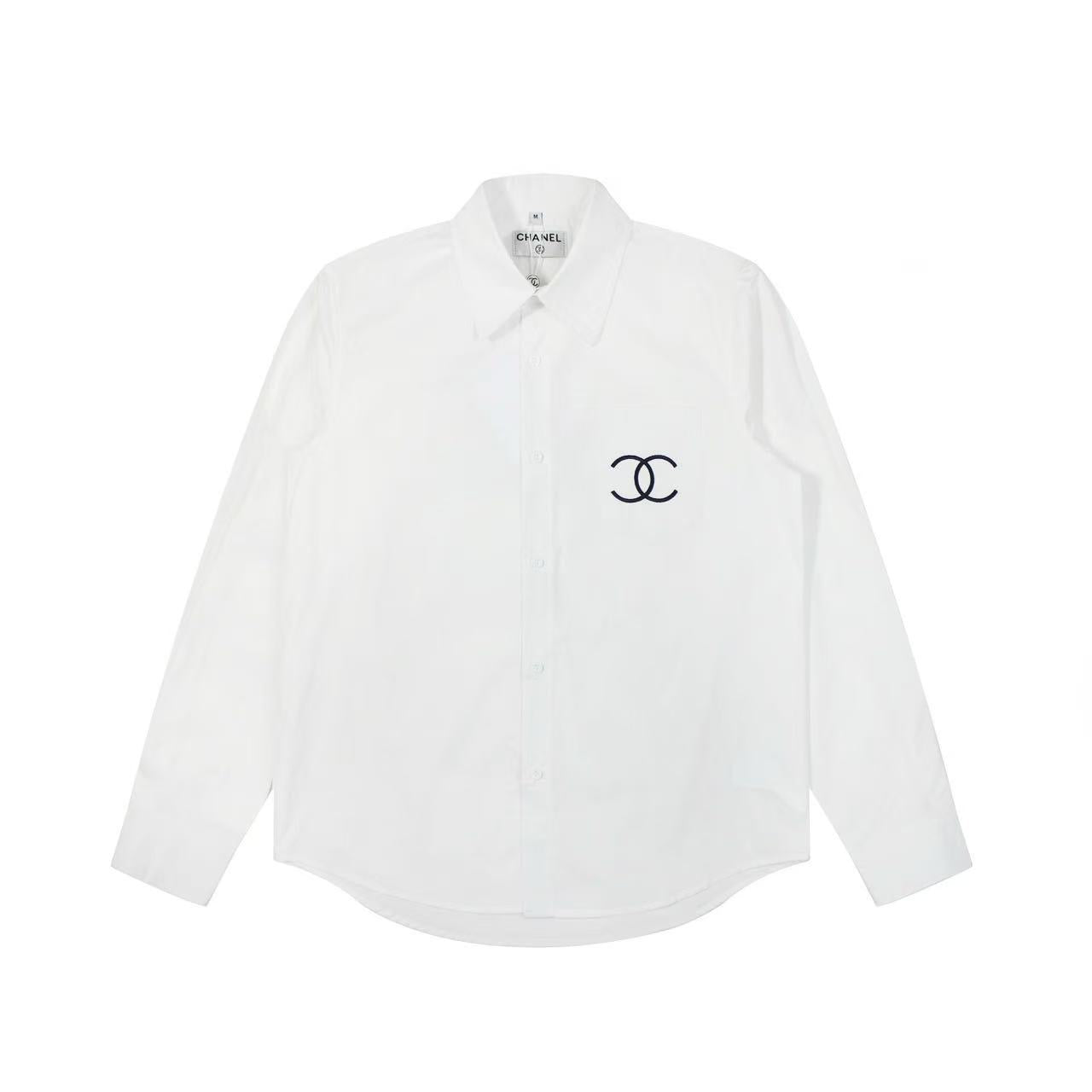 White CiCi Collar Blouse Large