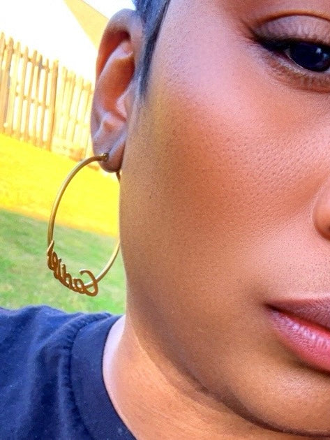 Cartiera Gold Fashion Hoop Earrings