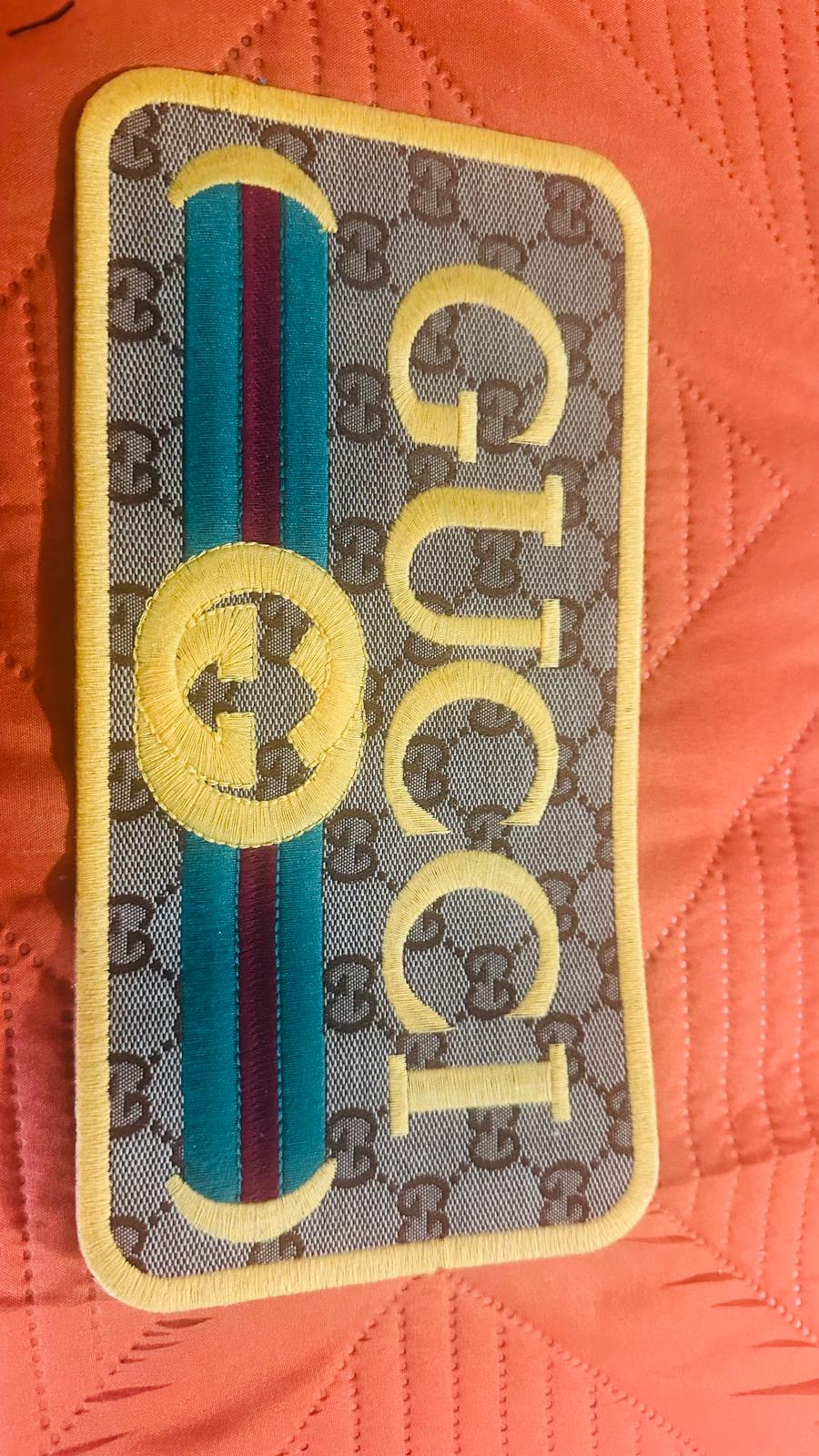Classic Brown & Yellow GiGi Patches for Custom Clothing DIY