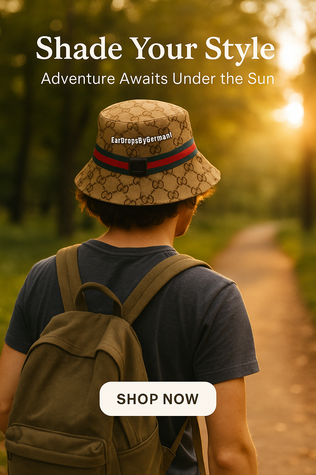 Brown Bucket Hat