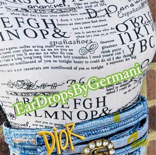 Diana Denim Wrapped Fashion Belt