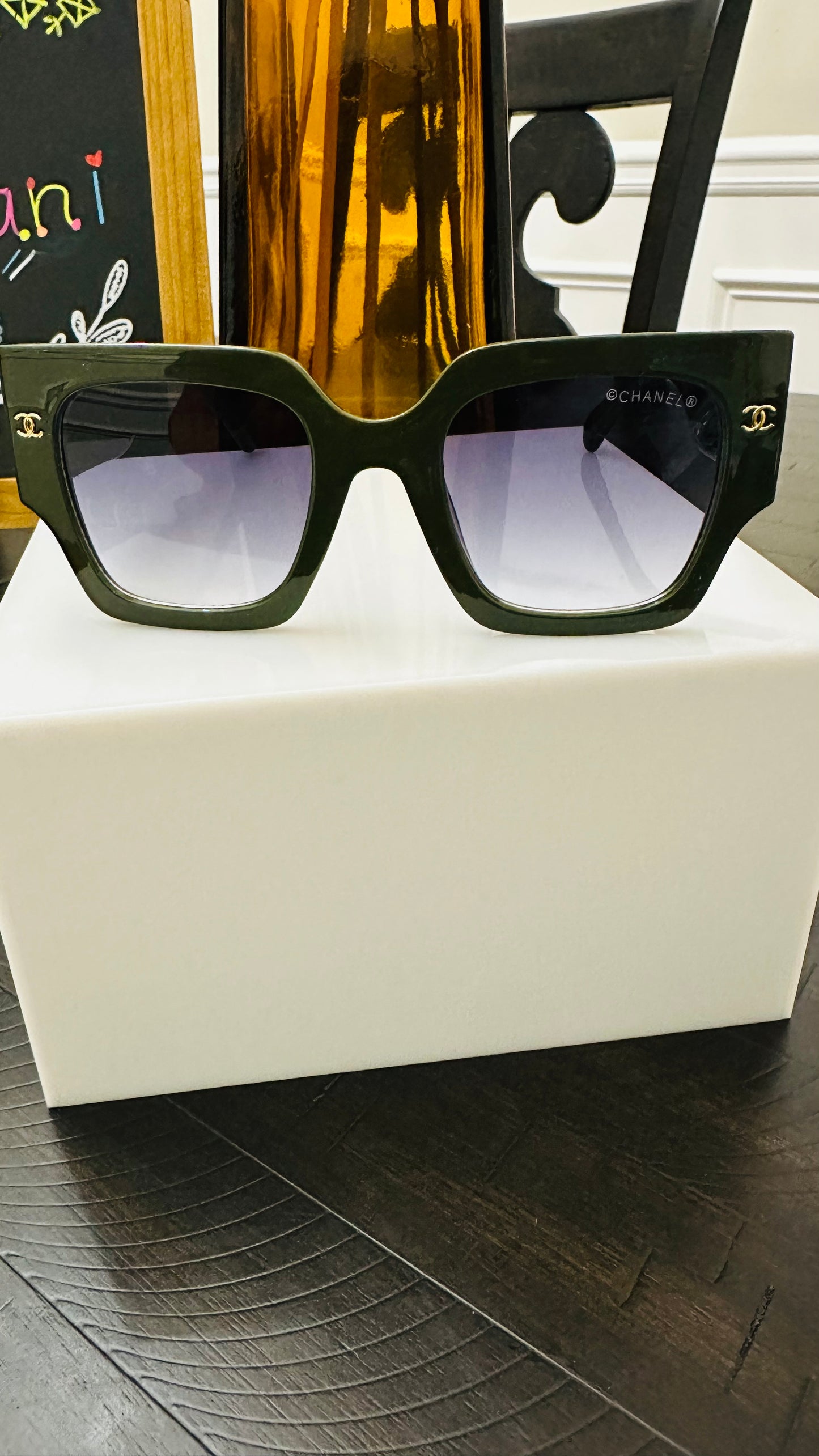 Olive Green CiCi Sunglasses