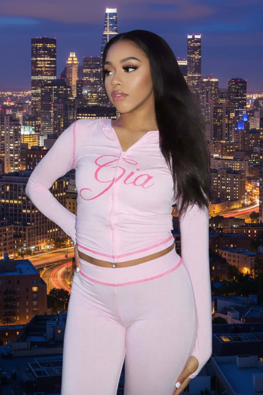 Pink 2pc Fashion Set
