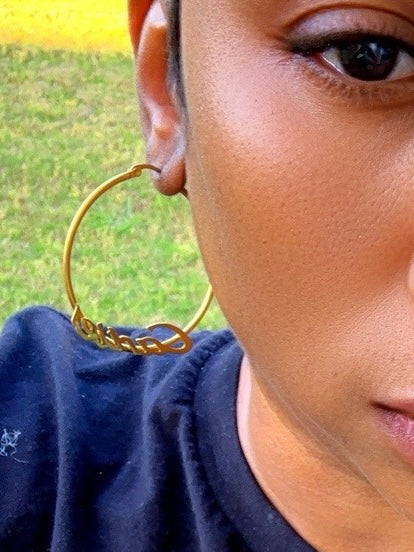 Cartiera Gold Fashion Hoop Earrings