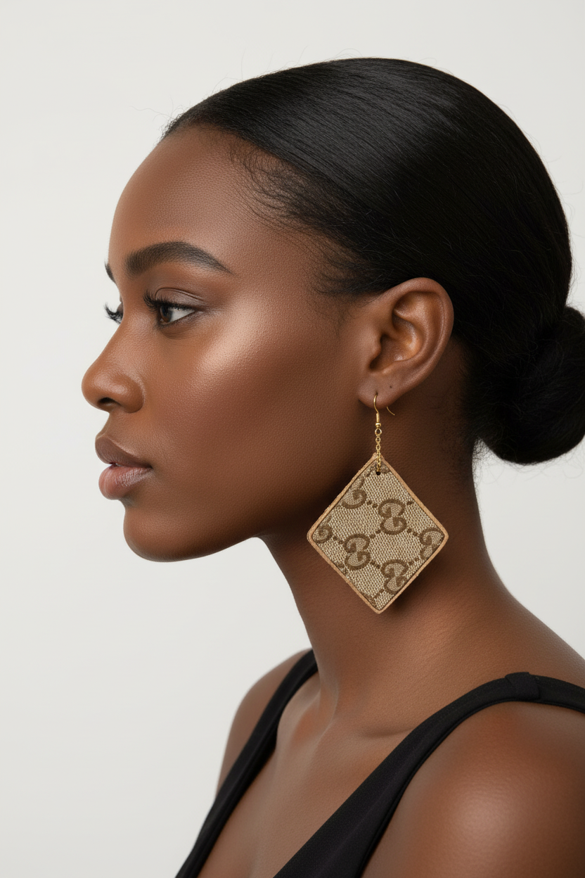 Brown GiGi Tassel Drops