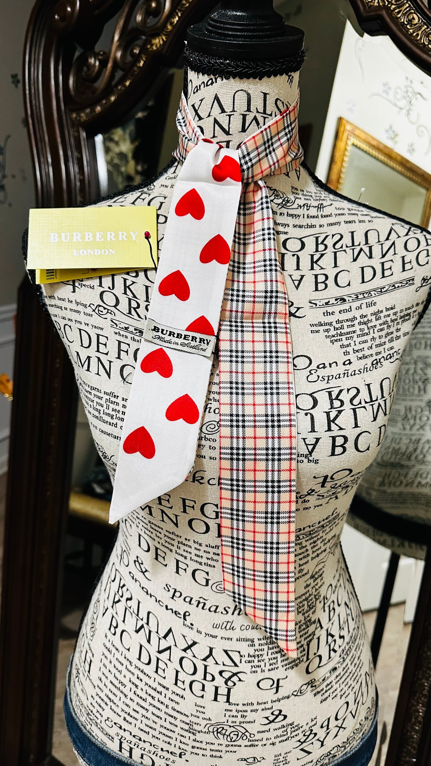 Red Hearts BB Fashion Scarf