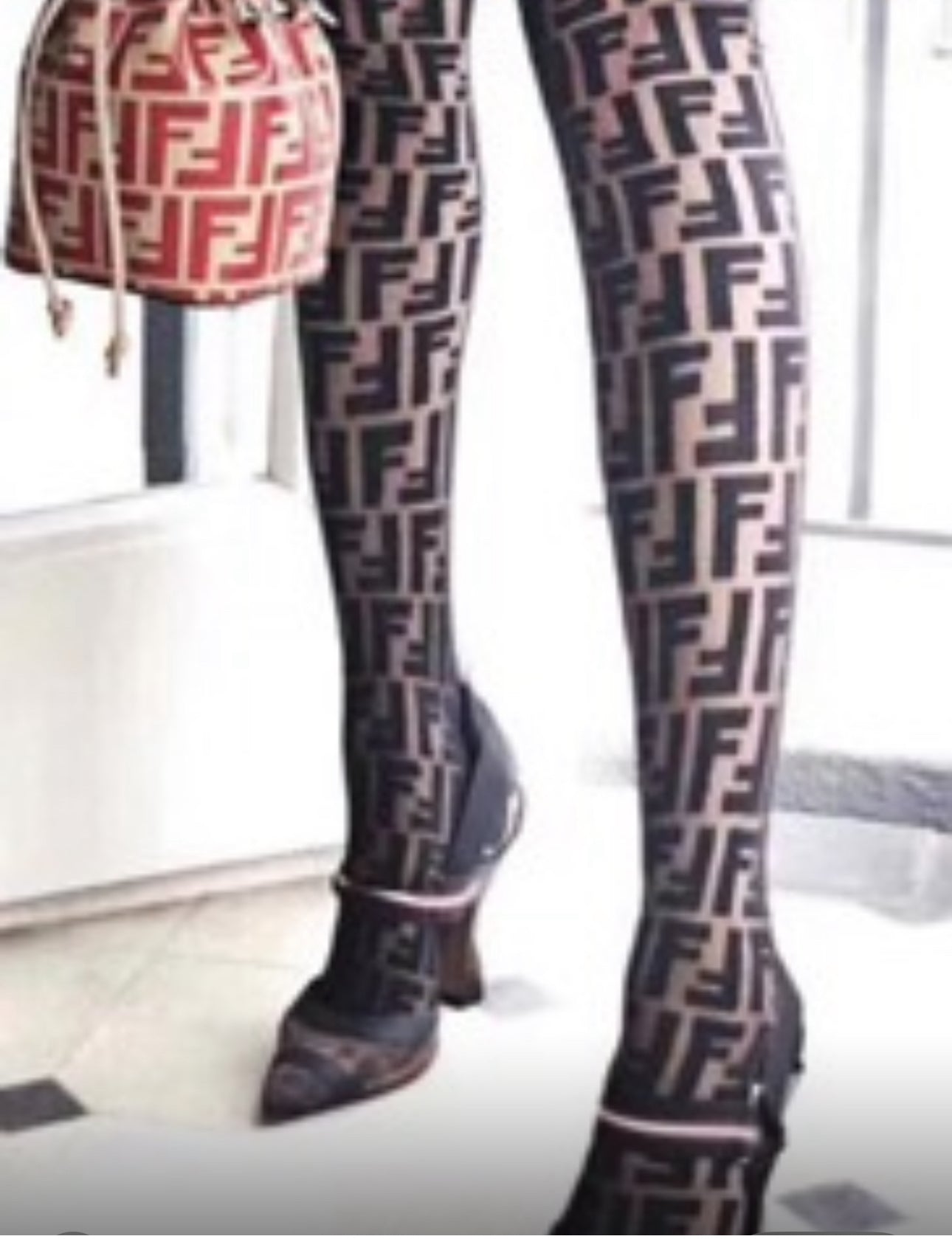 Black FeFe Pantyhose (one size fits all)