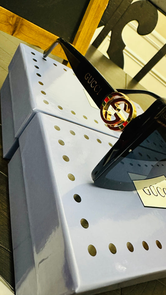 Black GiGi Square Frame Eyewear