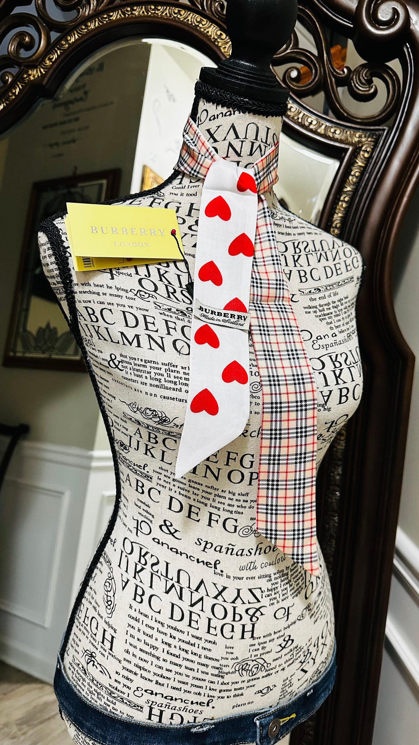 Red Hearts BB Fashion Scarf