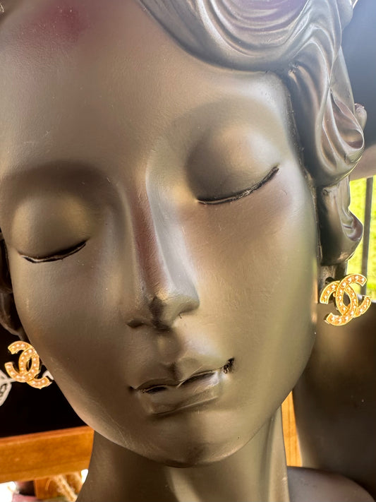 Gold & Pearls CiCi Stud Earrings