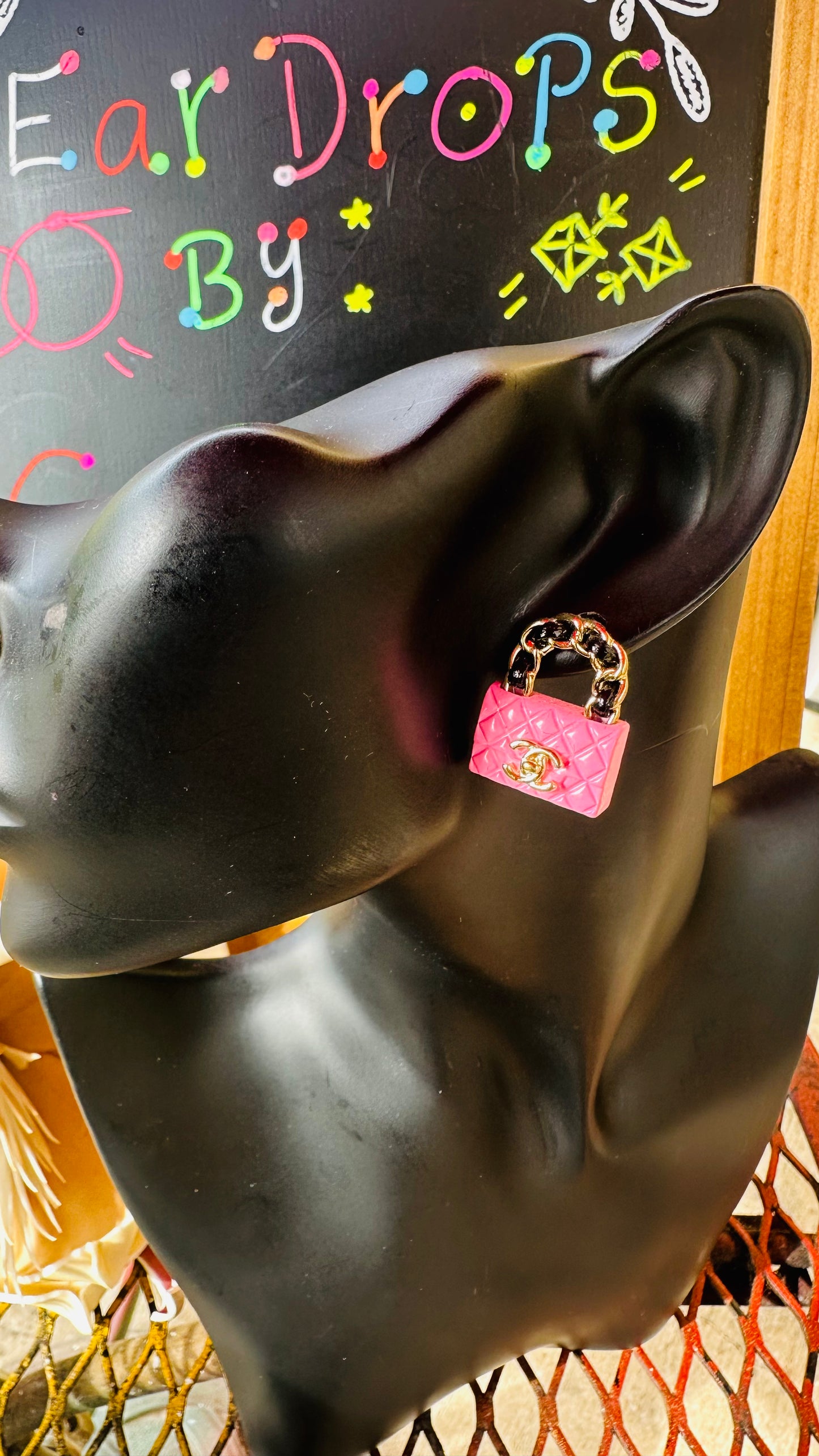 Pink Purse CiCi earrings