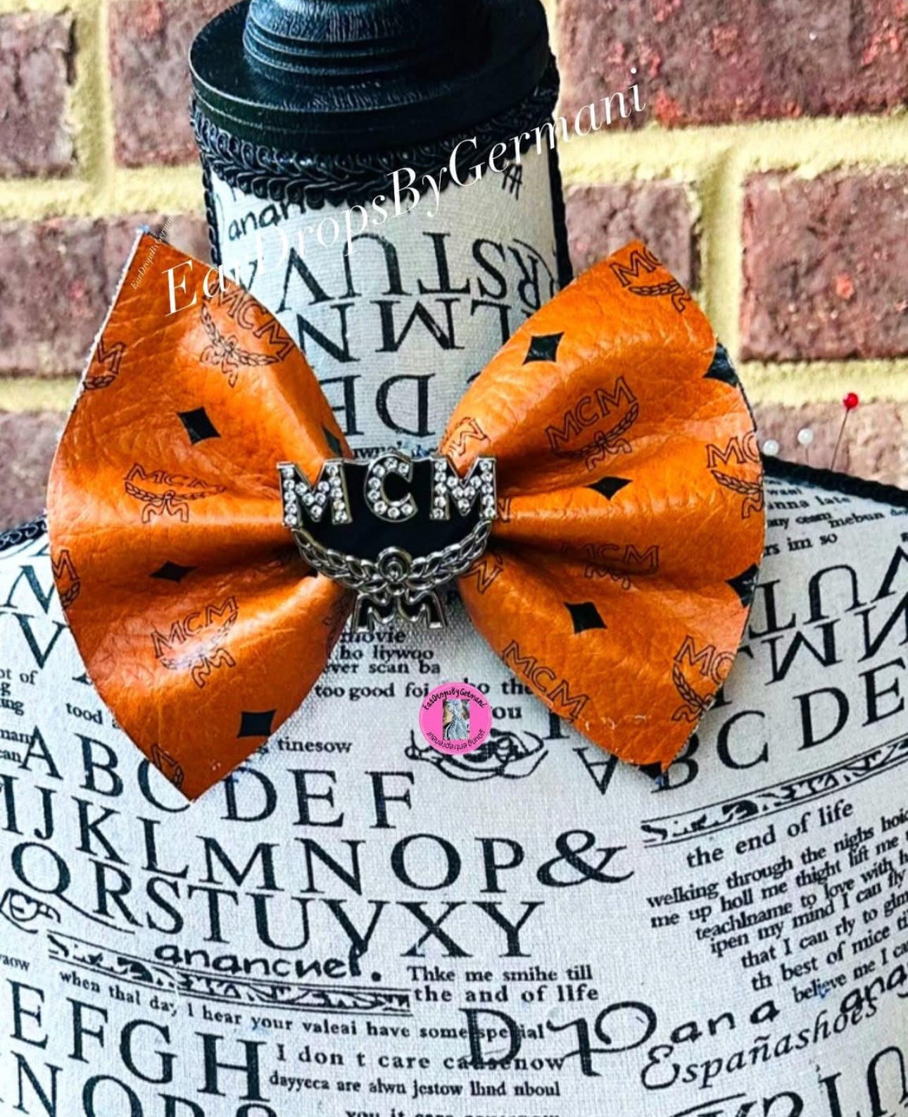 Cognac Leather MGM Bowtie