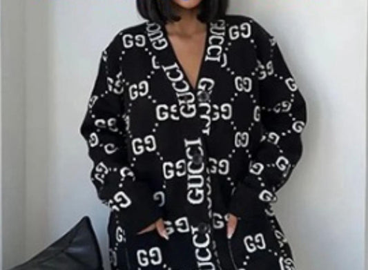 Black Fashion Sweater XXL