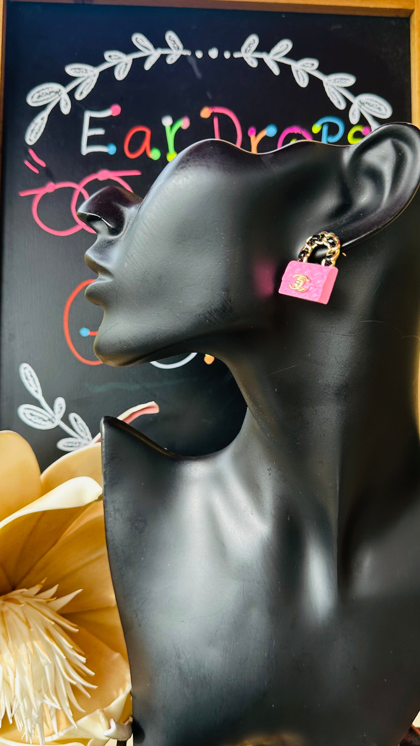Pink Purse CiCi earrings