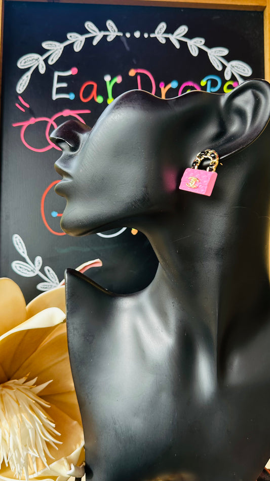 Pink Purse CiCi earrings