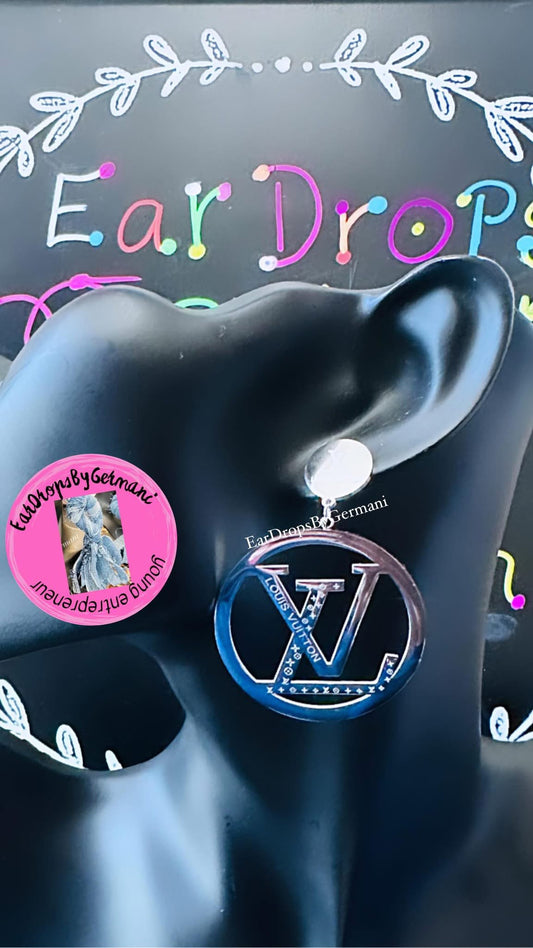Silver Circle Fashion Earrings