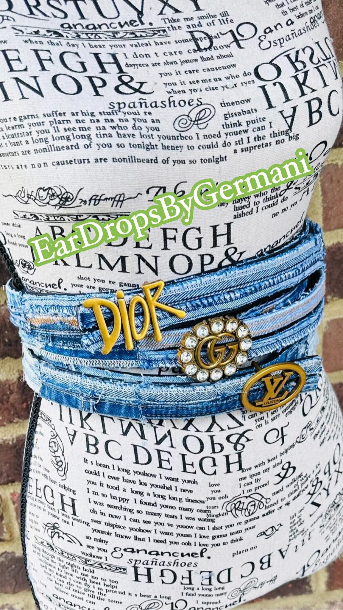 Diana Denim Wrapped Fashion Belt