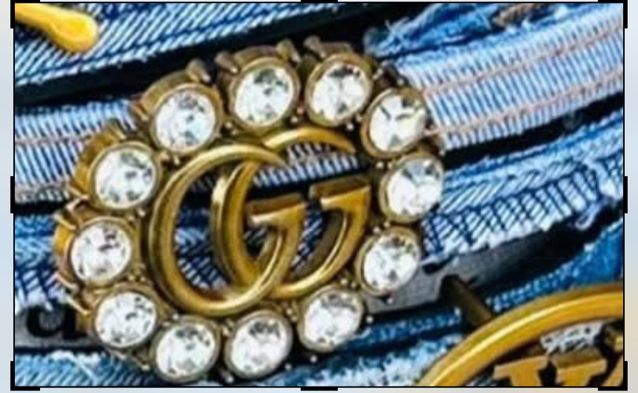 Giana Denim Wrapped Fashion Belt