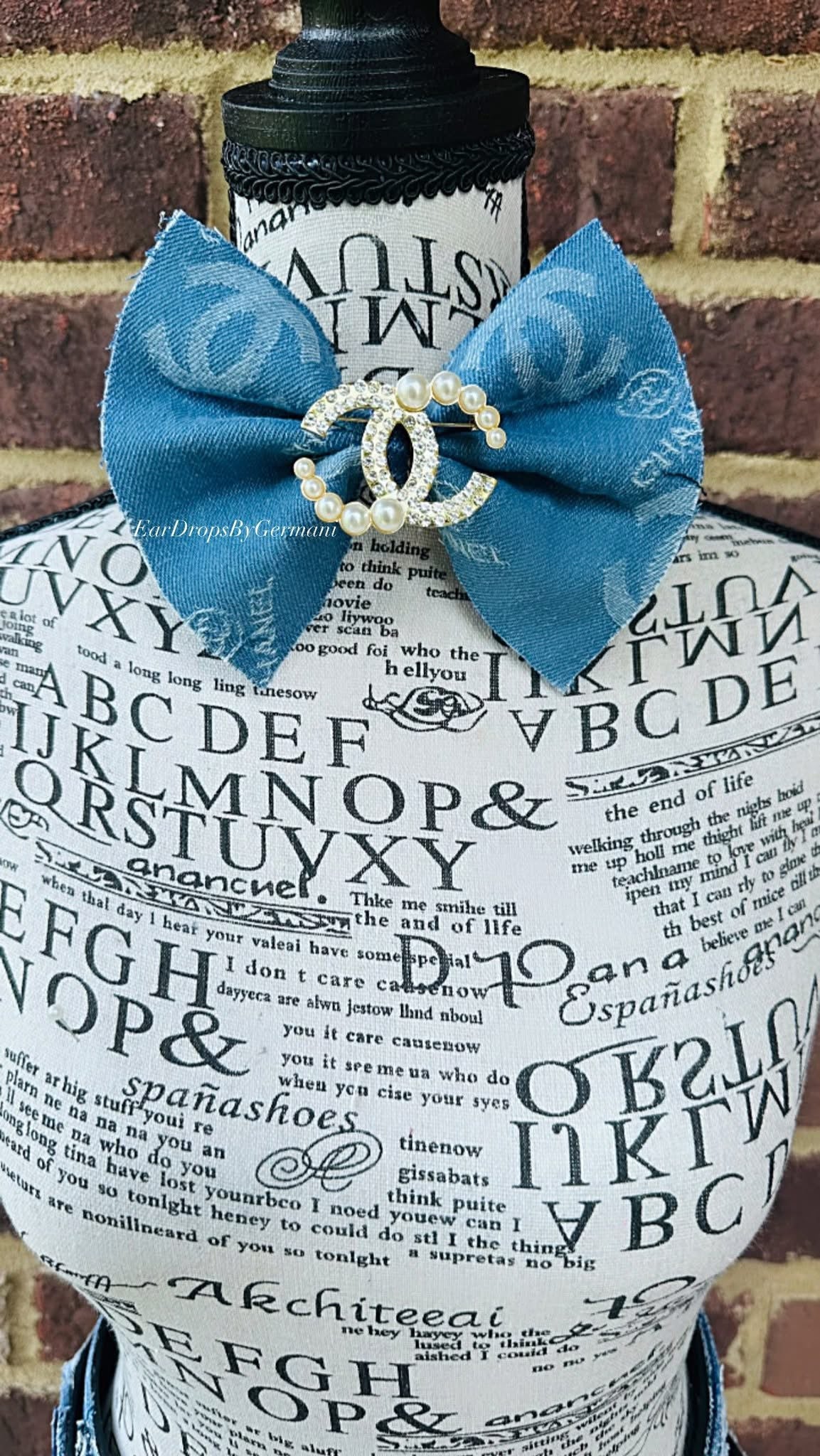 Chantel Blue Bow tie