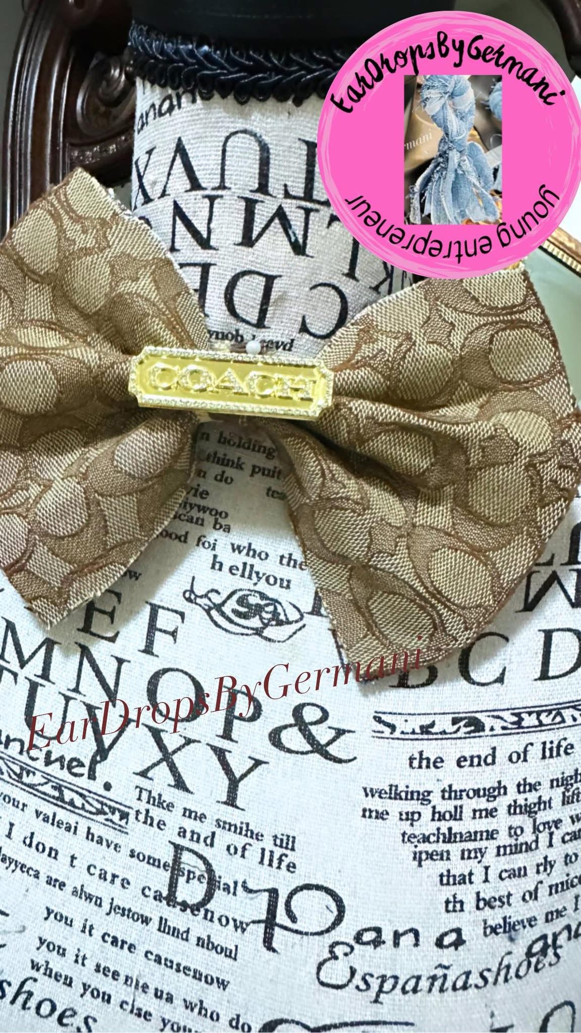 Brown Cindy Fashion Bowtie