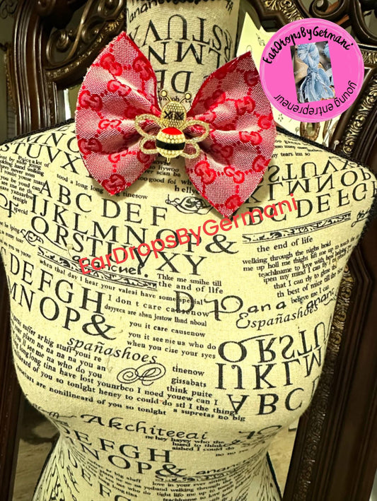 Red Bumblebee Fashion Bowtie