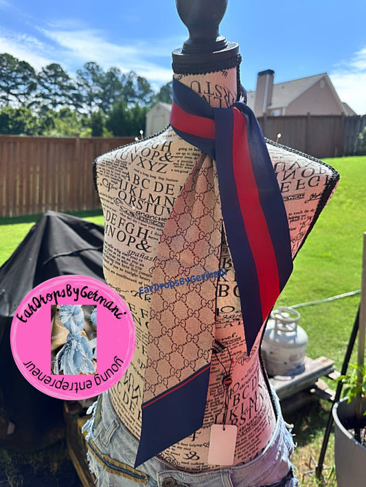 Red Green Fashion Silk Scarf