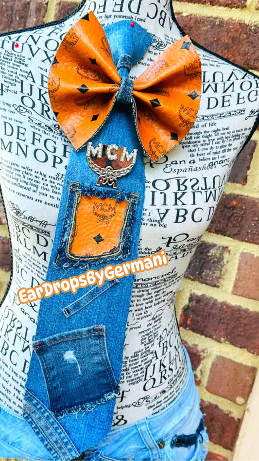 Cognac Fashion Bowtie Necktie