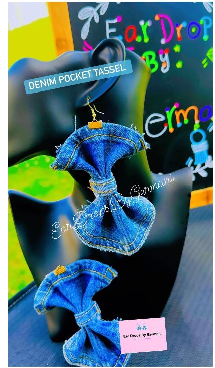 Denim Pocket Tassels