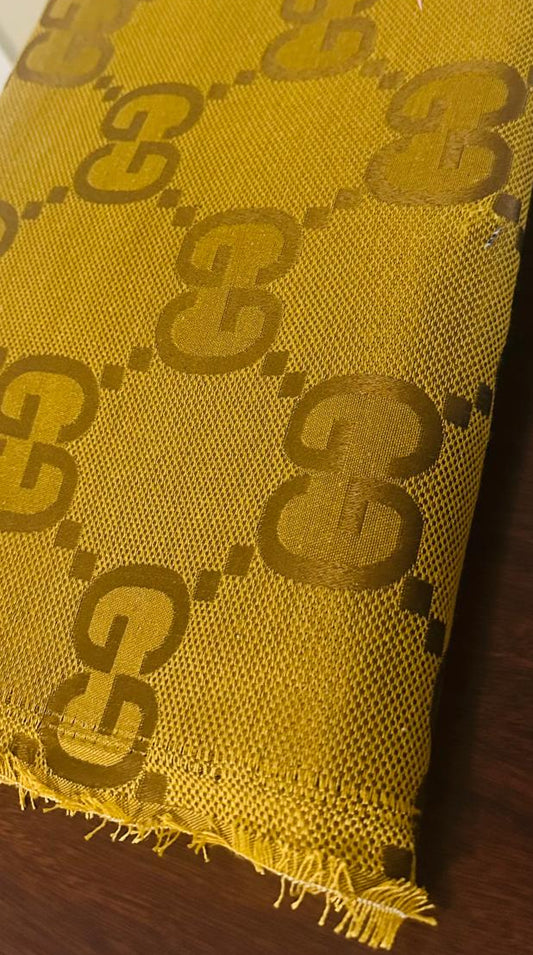 Big GiGi Yellow-ish Brown Fabric DIY