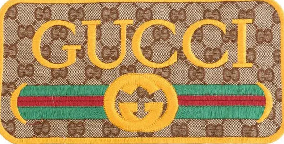 Classic Brown & Yellow GiGi Patches for Custom Clothing DIY