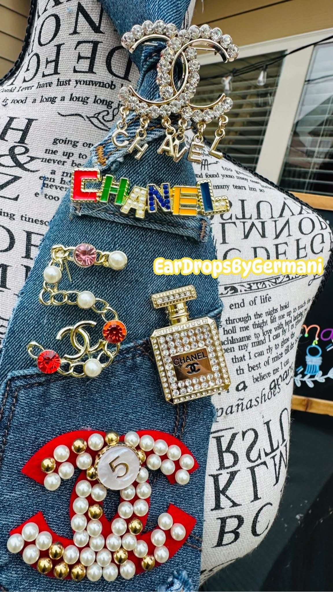 Elegant Denim Junk Necktie Necklace