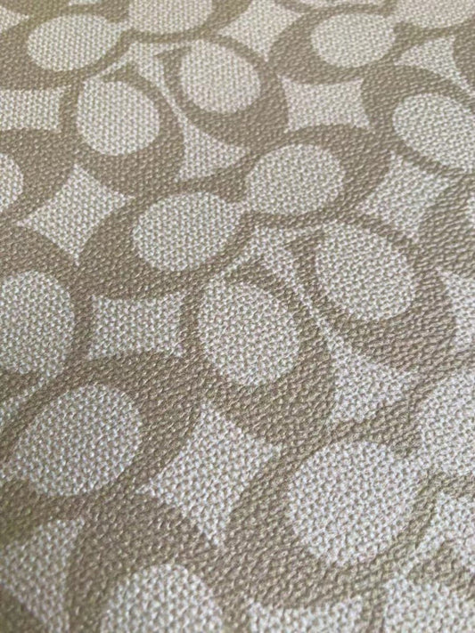 Cream Coachella Vinyl Leather for Bag Material Custom Shoes