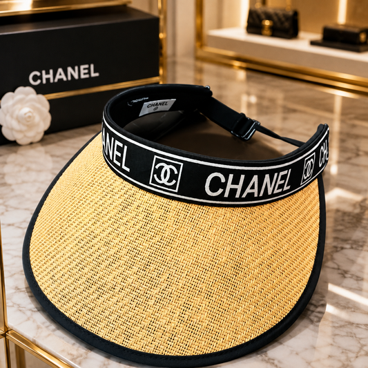 Tan chanel Visor Hat (Last One)