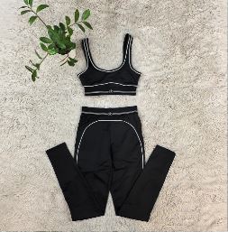 Alo Black Yoga 3 pc Set (top, leggings, & jacket)